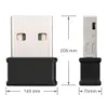 Mini USB Adapter Adapter 80211AC Dongle Network Card 1200 Мбит / с 24G 5G Двойной беспроводной Wi -Fi -приемник для ноутбука Desktop9981901
