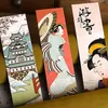 Bokmärke 30st/Lot Kawaii Paper Vintage Japanese Style Book Marks for Kids School Creative Retro Bookmarks