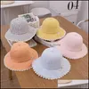 Caps & Hats Aessories Baby, Kids Maternity Cute Summer Baby Girl Bucket Hat Outdoor Lace Lattice Sunscreen Children Infant Toddler Panama Be