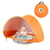 Barntält Ocean Outdoor Sun Pool Beach Castle Ball Dollhouse Baby Tält