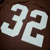 Chen37 Custom Men Youth women Vintage Jim Brown 1964 3/4 SLEEVE Football Jersey size s-4XL or custom any name or number jersey