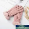 Dames Winter Warm Handschoenen Geborsteld en Dikke Winddicht Buiten Fietsen Drijf Warm Factory Prijs Expert Design Quality Nieuwste Stijl Originele Status