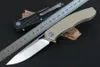 2 Colors Flipper Folding Knife D2 Stone Wash + Satin Blade G10 Handle Ball Bearing EDC Pocket Knives