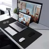 Vanlig musmatta comtuper skrivbord stor xxl mousepad färskt enkelt tillbehör laptop gamer tangentbord macbook vattentät maus matta