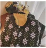 Spring Autumn Women Young Style Prairie Chic Flowers Raglan Sleeve Floral Harajuku Sweater Knitted Cardigan Jumpers Thin clothes 211018
