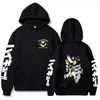 Haikyuu Hot Anime Uniex Hoodie Hip Hop Mangas Longa Solta Masculino e Feminino Y0809