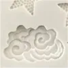 8.6 cm * 8.1 cm Sıvı Devlet Kek Pişirme Kalıp Silika Jel Kalıpları Ay Yıldız Beyaz Bulutlar Bakeware 2 25HL Y2