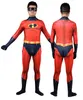 3D Gedrukte Rode Elastigirl Superhero Cosplay Kids Volwassen Kostuum Bodysuit Pak Halloween Party Jumpsuits