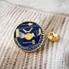 Toptan Masonik Yaka Pins Mason Freemason El sıkışma hediye Üye Rozeti Altın Erkekler için Kaplama BLM16
