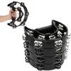 Trekking Poles 4 Pcs 9inch Double Row Tambourine Metal Jingles Handheld Percussion Half Moon Musical4526337