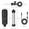 MAONO USB rophone with Gain,192Khz/24Bit Podcast PC Computer Condenser Mic Recording Gaming Streaming Youtube PM461TR