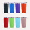 Mugs 20oz/600ml Reusable Tumblers Stainless Steel Car Cups Vacuum Insulated Double Wall Water Bottle Thermal Sublimation Cup ZL0399