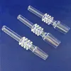 10mm 14mm 18mm Joint Quartz Tips Nails Dab Straw Drip Mini Nectar NC Smoking Accessories Suit for Glass Water Bongs Dab Rigs