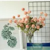 Dandelion Pompom Artificial Flower branch Green Plants Wedding Arrangement Accessories Home Decoration Table Vase