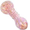 Handmade Girly Fumed Pipes Pyrex Thick Glass Dry Herb Tobacco Smoking Handpipe Oil Rigs Innovative Design Luxury Decoration Filter Holder DHL Free