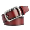 Designer de delts en cuir delts hommes femme ceinture mâle ceintures de luxe noires Coffee Brown Couleurs femme ceinture de boucle à aiguille jeans bracelet