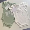 Baby onesies schattige dierenprint rompers pasgeboren baby's jumpsuits jongens meisjes romper kinderen kleding 4 kleuren1968818