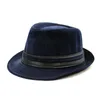 Kagenmo Cool Man Topper Gentleman Cap Male Winter Caps Gentle Formalwear Hat Varma hattar 3Color 1st varumärke Anländer bred Brim