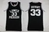 NCAA 2012 팀 미국 낮은 부로 33 Bryant Jersey 대학 남자 고등학교 농구 하이너 꿈 빨간색 흰색 파란색 스티치 스포츠 팬들을위한 최고 품질 판매