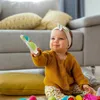 Práctica de bebé Fidget Board Pressing Decompression Toy Color Ball Mano Grasping Board Cinco Dedo Burbuja Música Autismo Apriete Juguetes