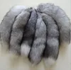 Grande coda donna uomo borsa accessori ragazze portachiavi coda di volpe fascino peloso per borsa A83