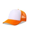 11 colori fai da te sublimazione spazi vuoti cappelli da spiaggia cappelli da sole per uomo donna berretto da baseball