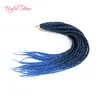 ombre bug Noël 24" 3s boîte tresses synthétique tressage cheveux crochet tresses extensions de cheveux pour les femmes torsion dreads jumbo jante collection