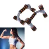 2pcs h i-formad abs fitness push up bar push-ups står barer verktyg för fitness bröst träning övning svamp hand grepp tränare x0524