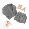 Pullover 0-24M Spring Baby Boys And Girls Water Chestnut Sweater Cotton Cardigan Suit Long-sleeved Warm Outing Clothes