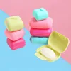NEWPortable Travel Soap Dish Lock Seal Box Bathroom Toilet Soap Container Holder Case Plate Home Shower Hiking supplies mix colors RRE12042