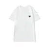 2021 Luxo Casual T-shirt New Men's Wear Designer T-shirt de Manga Curta 100% Algodão Alta Qualidade Atacado Preto e Branco Tamanho S ~ 2XL