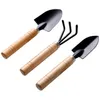 100sets 3 Pcs/Set New Creative Gardening Tools Shovel Three Piece Mini Garden tool Small Shovels rake Spade Potted Plant Flowers