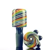 JEMQ Rainbow Slajdy 14.4mm fajki wodne Mężczyzna Import Kolor Wykonane Kolorowe Dekoracyjne Szklane Rzemiosło Miska Na Wody Bongs miski do palenia