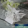 10 stks Butterfly Hollow Carriage Gunsten Box Geschenken Snoepdozen met Lint Baby Douche Bruiloft Birthday Party Supplies