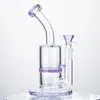 clear pink glass bong