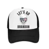 Let's Go Brandon Biden Patchwork CHilidren's Ball Hat Korean Unisex Fashion Casual Sports Baseball Hats Outdoor Kids Summer Visor Caps