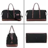 Outdoor Bags Canvas Leather Men Travel Carry On Luggage Duffel Handbags Tote Large Capasity Quality Waterproof Shoulder