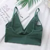 Drop Vip 3PCS Femmes Sexy Crop Tops Bra Top Femme Streetwear Sous-vêtements sans couture Sport Lingerie Tee Push Up Bra Crop Top 211110