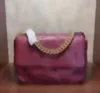 luksusowa designerska torba torebki damskie z prawdziwej skóry z klapką kopertówka na ramię mała torebka damska 19 serii jagnięca torebka złoty łańcuszek moda
