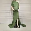 Novo 2019 Green Women Maternidade Fotografia Vestido Divertido Comprimento Longo Mãe Gravidez para Photo Shoot q0713