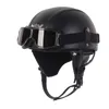 Мотоцикл шлема кожа винтаж Casco Moto Open Face Retro Half Chopper Biker Pilot Dot Helmets8422838