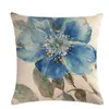 Cushion/Decorative Pillow Blue Flower And Bird Series Cushion Decorative Pillows Home Decor Throw Decorations Sofa