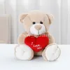 Favor Favor Bonito Urso De Peluche Recheado Brinquedo De Pelúcia Abraçando Bonecas Com Coração Valentim Presente Para Meninas Eu te amo