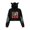 Piper Rockelle Merch Mahsul Üst kapüşonlu hip hop sokak kıyafeti kawaii kedi kulak harajuku kırpılmış sweatshirt kazak üstleri ropa mujer8448232