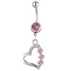 Yyjff D0108 Bowknot Belly Fling Ring Mix Mix Colors