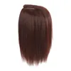 Synthetic Wigs LANLAN Women Clip In Hair 3 Clips Topper Natural Straight Black Brown Fake Hairpiece Tobi227416449