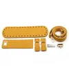 Bag Parts & Accessories 5Pcs/Set Faux Leather Shoulder Sewing For DIY Hand-Woven Handbag