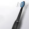 SEAGO SG-575 Brosse à dents électrique sonique 5 Modes IPX7 Nettoyeur de dents de synchronisation rechargeable étanche avec tête de brosse 5pcs - Noir