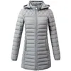 Herbst Winter Jacke Frauen Parka Mode Dünne Mit Kapuze Warme Mantel Baumwolle Gepolstert Plus Größe Dünne Damen Oberbekleidung 6XL 210913