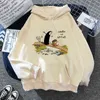 Kawaii Anime Lustige Cartoon Studio Ghibli Totoro Hoodies Sweatshirt Männer Frauen Harajuku Top Pullover Sportswear Casual Warm Hoody Y1109